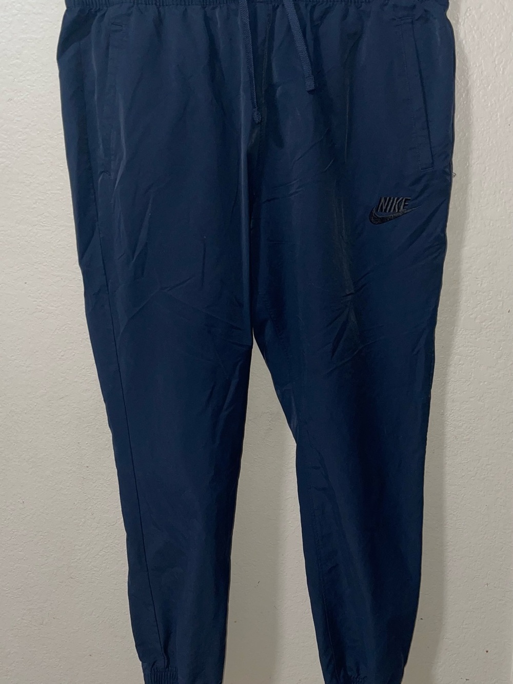 Nike Men’s Dark Blue Woven Jogger Pants